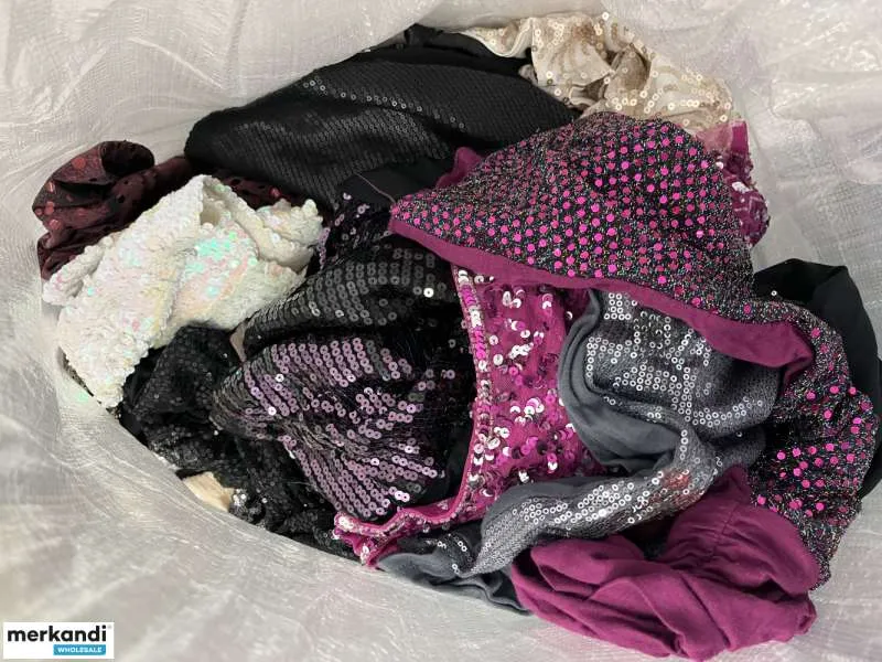 Ropa Lentejuelas Crema Ropa de Mujer Usada en Alta Calidad