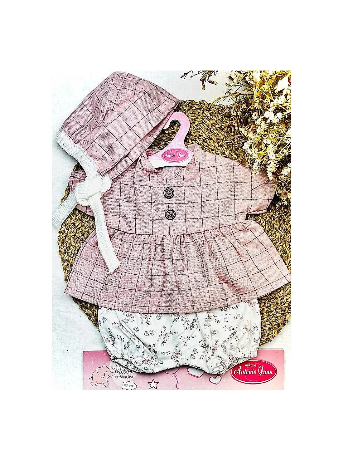 ROPA PARA BEBé REBORN CAPOTA  MUñECAS ANTONIO JUAN