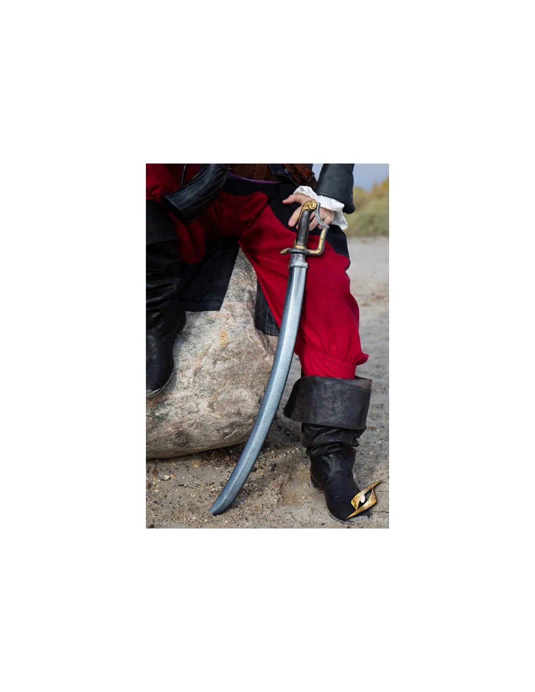 Sable militar curvo para LARP (85 cm.)