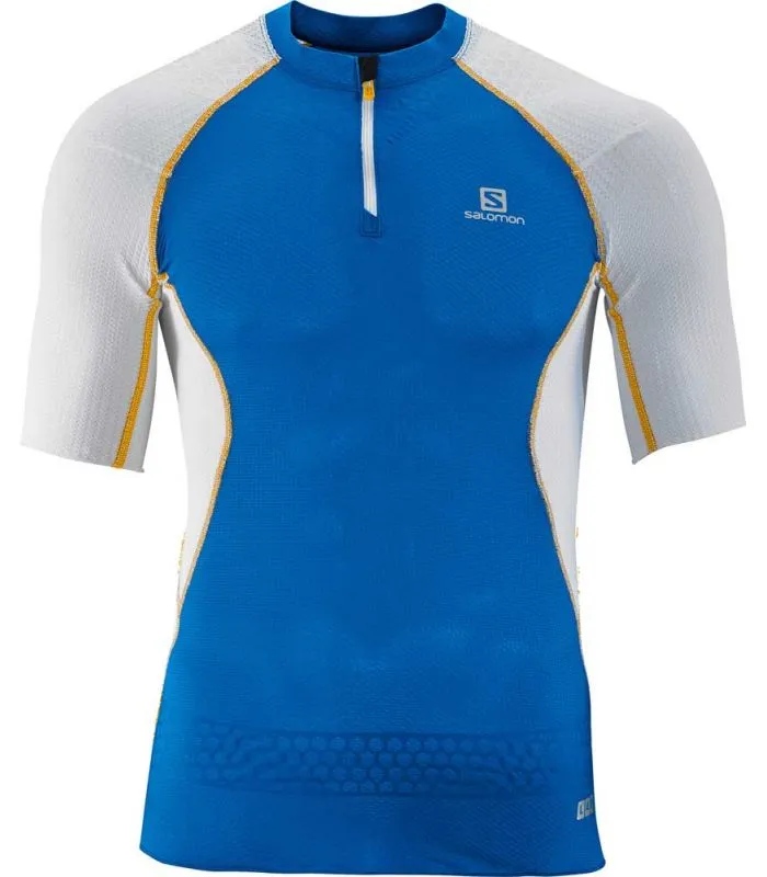 SALOMON SLAB EXO ZIP TEE AZUL