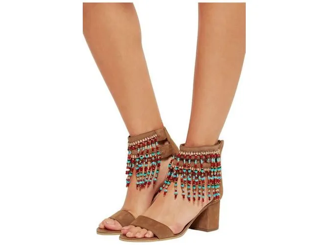 Sam Edelman Sandalias Beige Coñac 