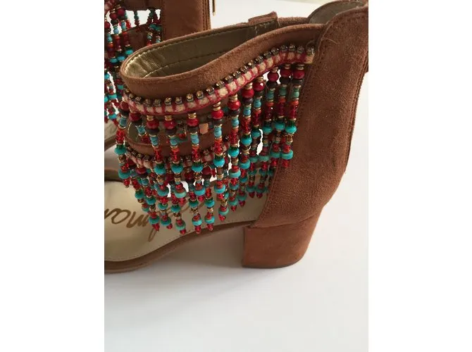 Sam Edelman Sandalias Beige Coñac 