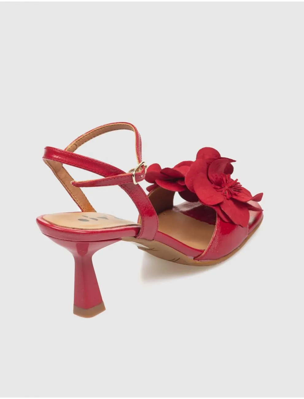 Sandalia Obvio Shoes Midori Rojo