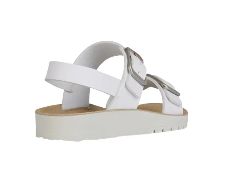 SANDALIA PARA NIÑA GEOX COSTAREI EN COLOR BLANCO J45EAD