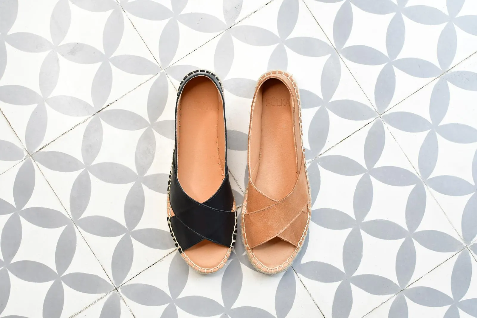 Sandalia Yute Cruzada Pölka Shoes Spes Negra