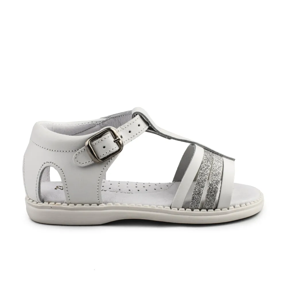 Sandalias Bebe Niña Blancas Aladino