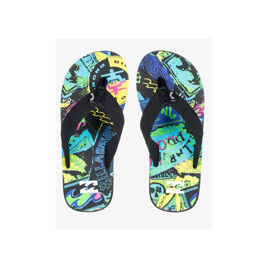 Sandalias Billabong All Day Theme Para Niños
