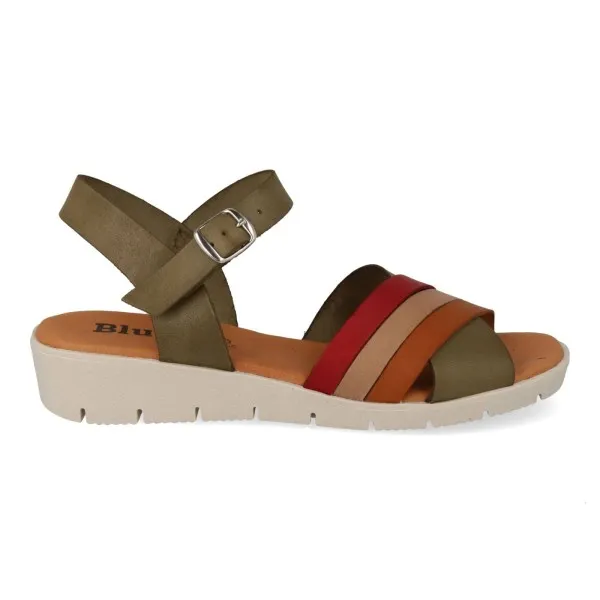 SANDALIAS CUÑA MUJER PIEL MOD. MAZARRON