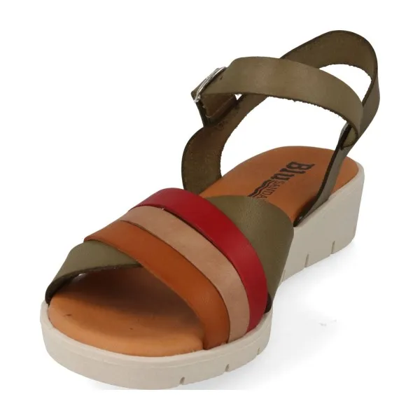 SANDALIAS CUÑA MUJER PIEL MOD. MAZARRON
