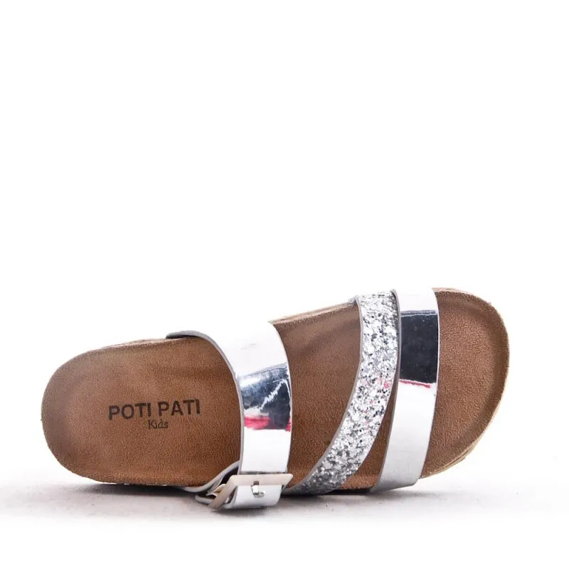 Sandalias Niña Bio Plata