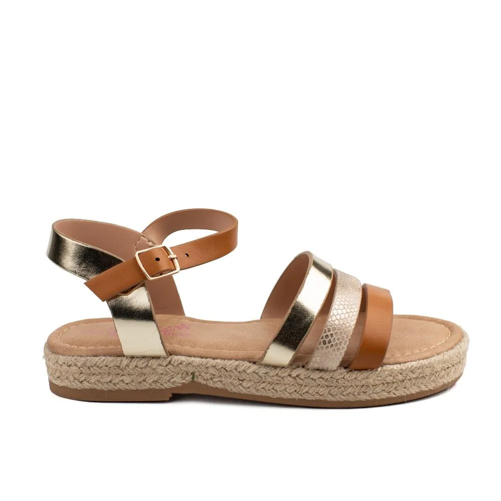 Sandalias Niña Camel Esparto
