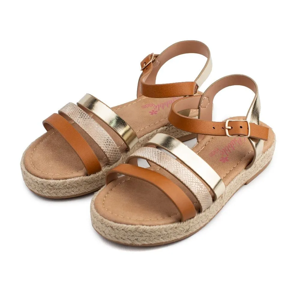 Sandalias Niña Camel Esparto