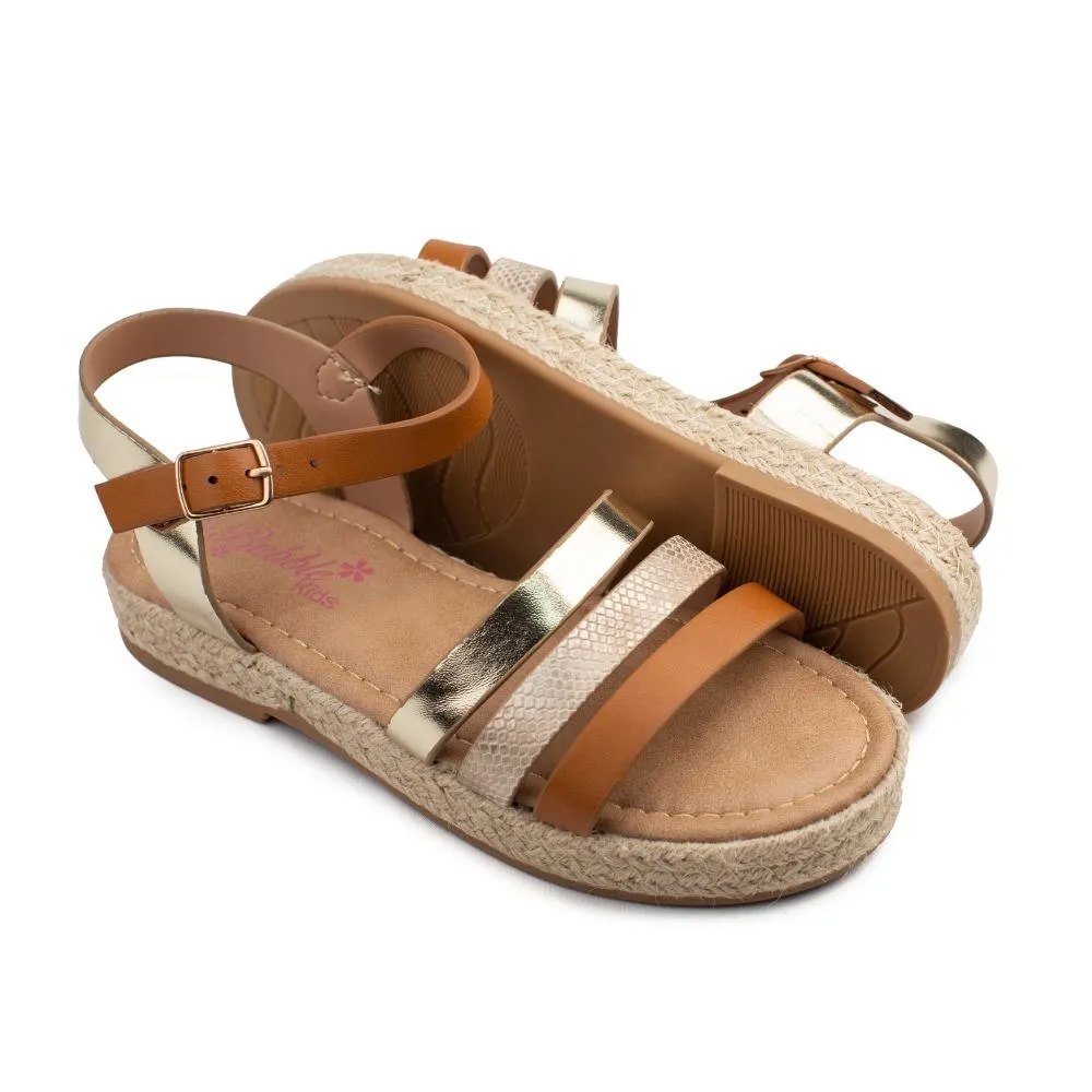 Sandalias Niña Camel Esparto