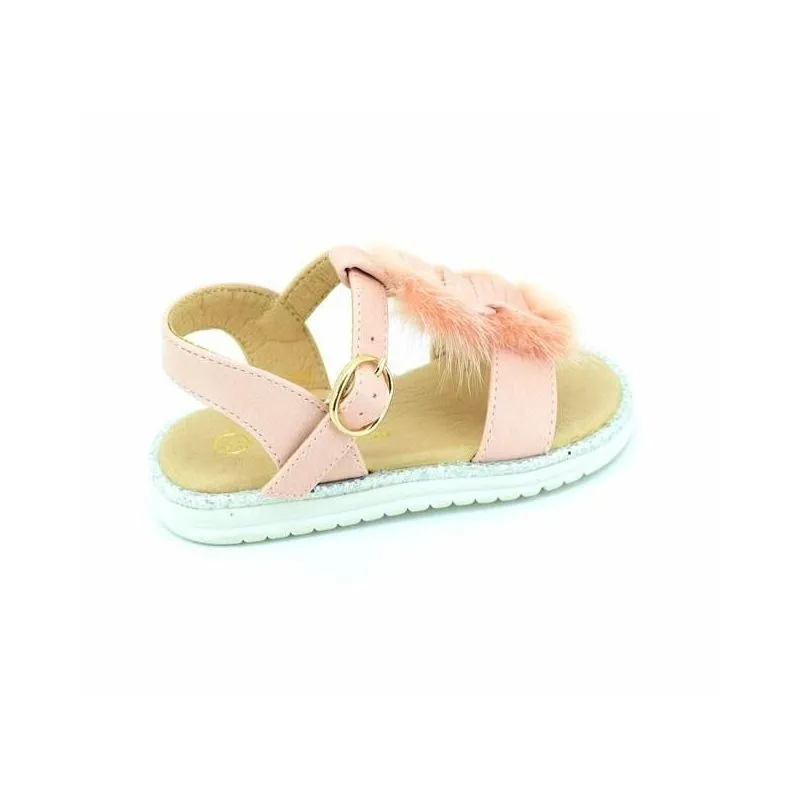 Sandalias niña con flecos