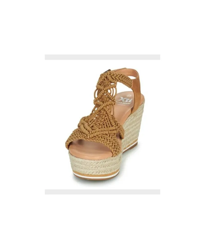 Sandalias Plataforma XTI 43974 Camel Chica Mujer