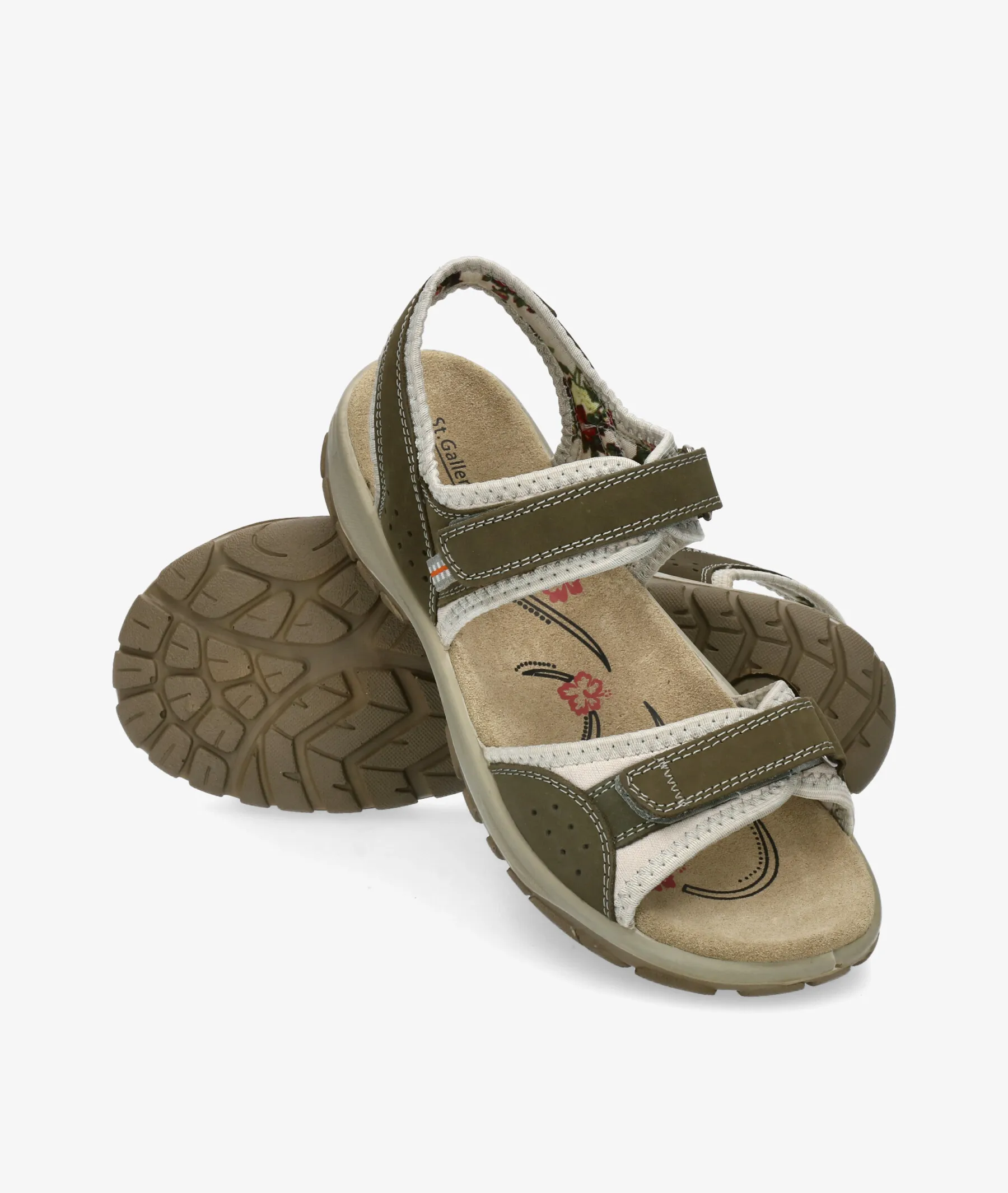 Sandalias St. Gallen  GENIL en caki