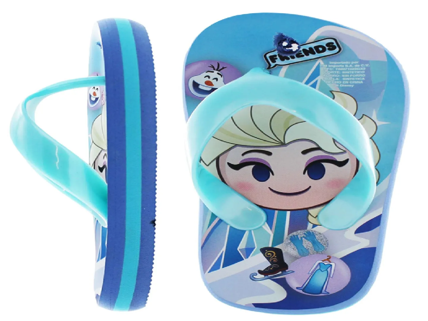 Sandalias Tenis Con Imaginacion Frozen Para Niña