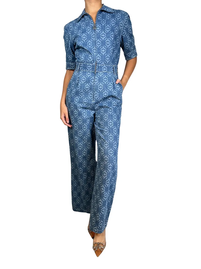 SANDRO Enterito Denim Estampado