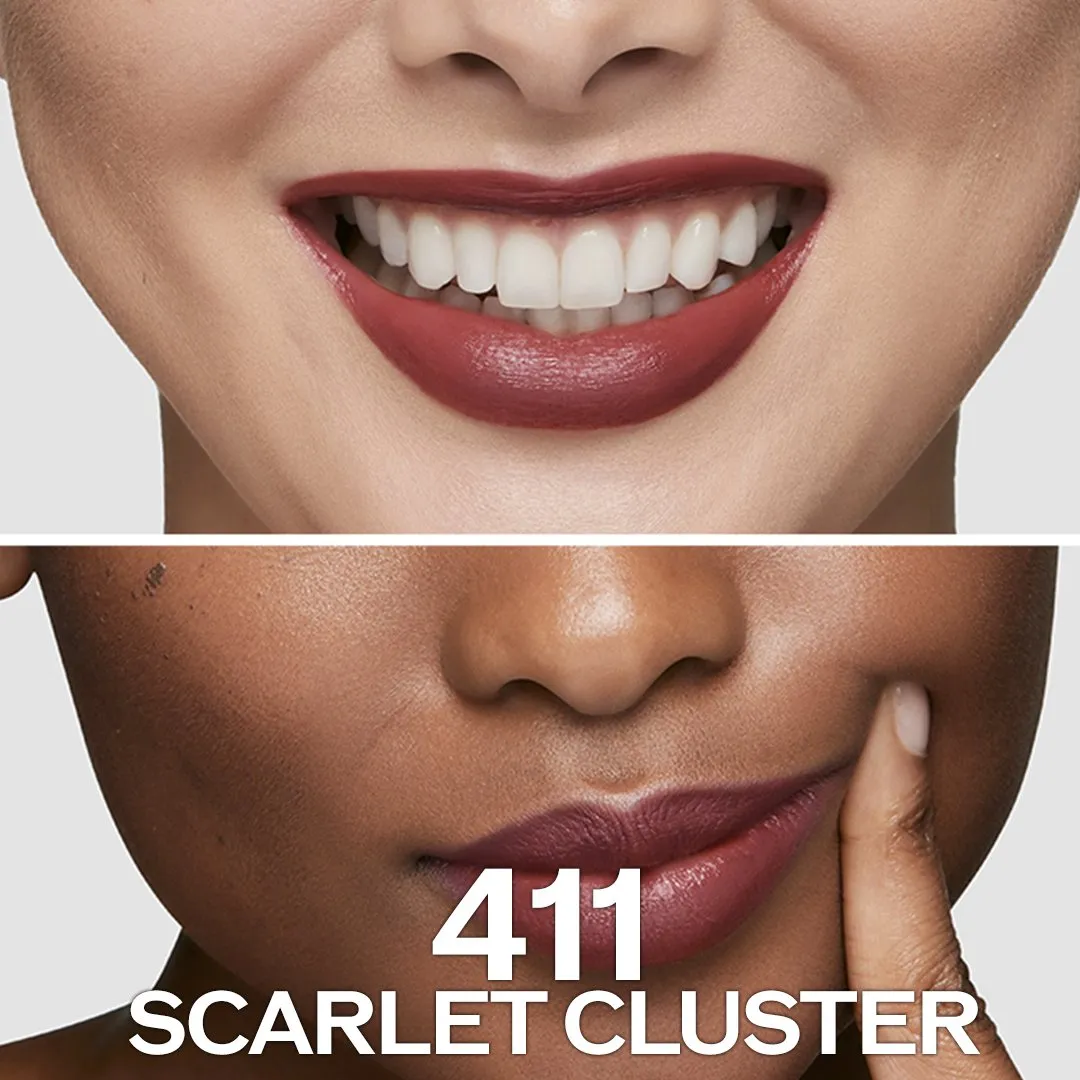 SHISEIDO LABIAL TECHNOSATIN EN   411 SCARLET CLUSTER