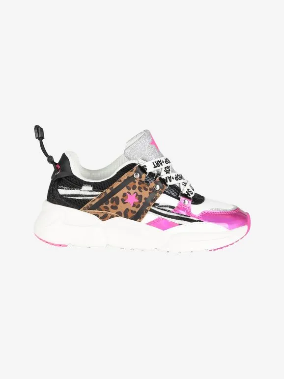 Shop Art CHUNKY VANESSA Deportivas multicolor con estampado animal para mujer