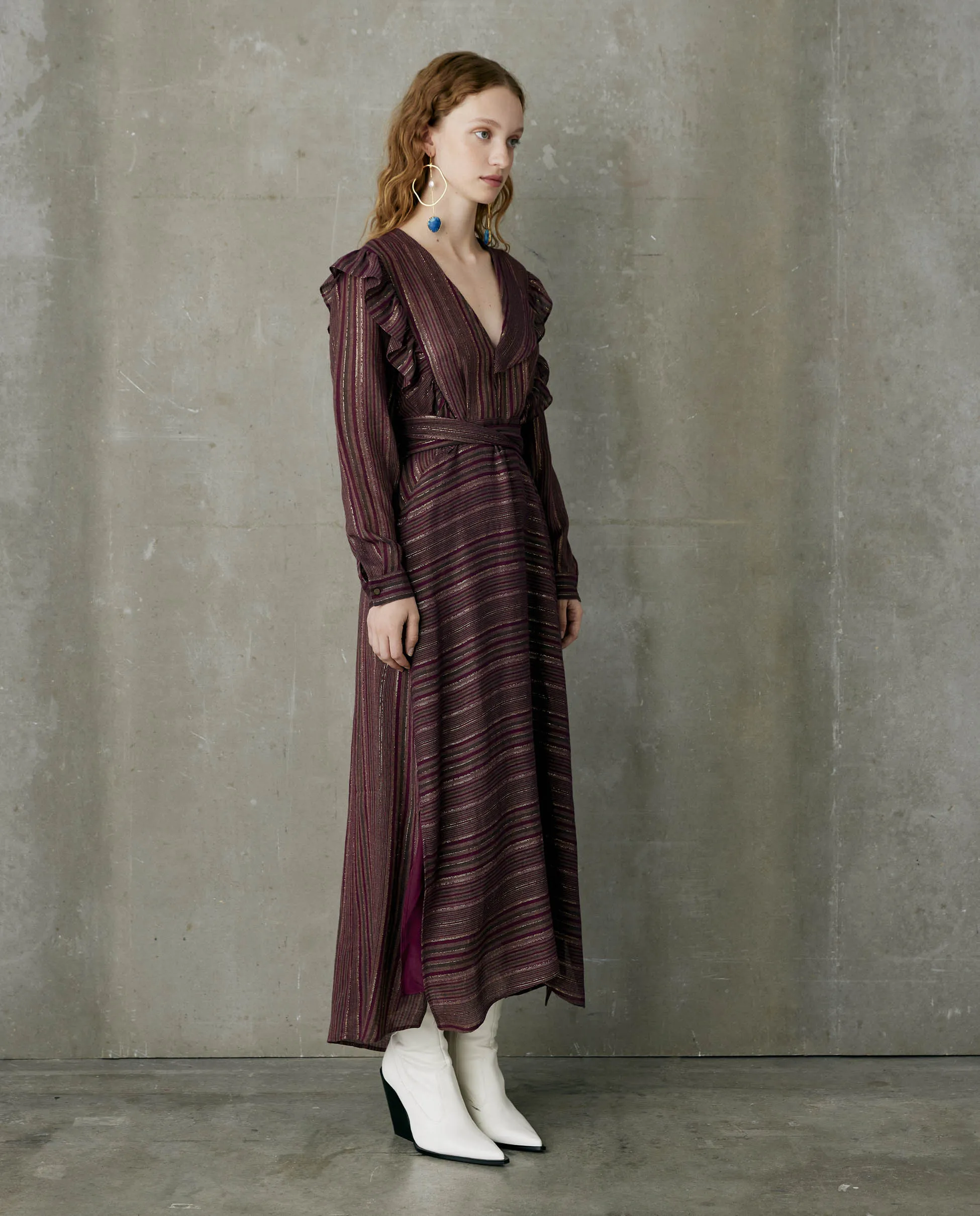 SIGI | Vestido midi manga larga