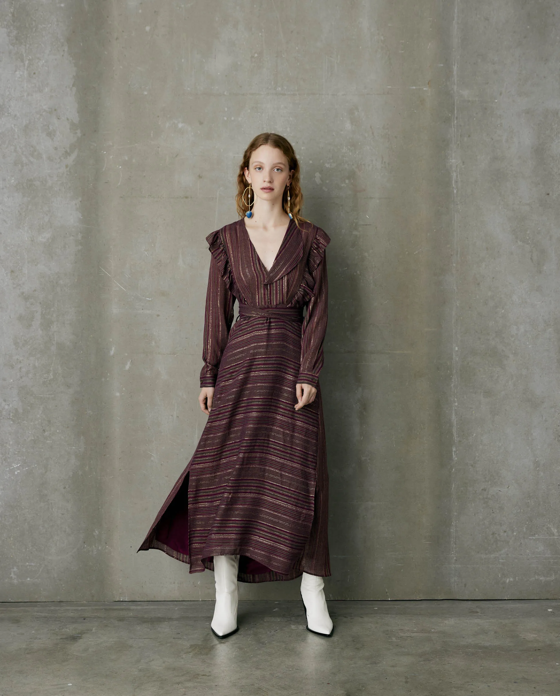 SIGI | Vestido midi manga larga
