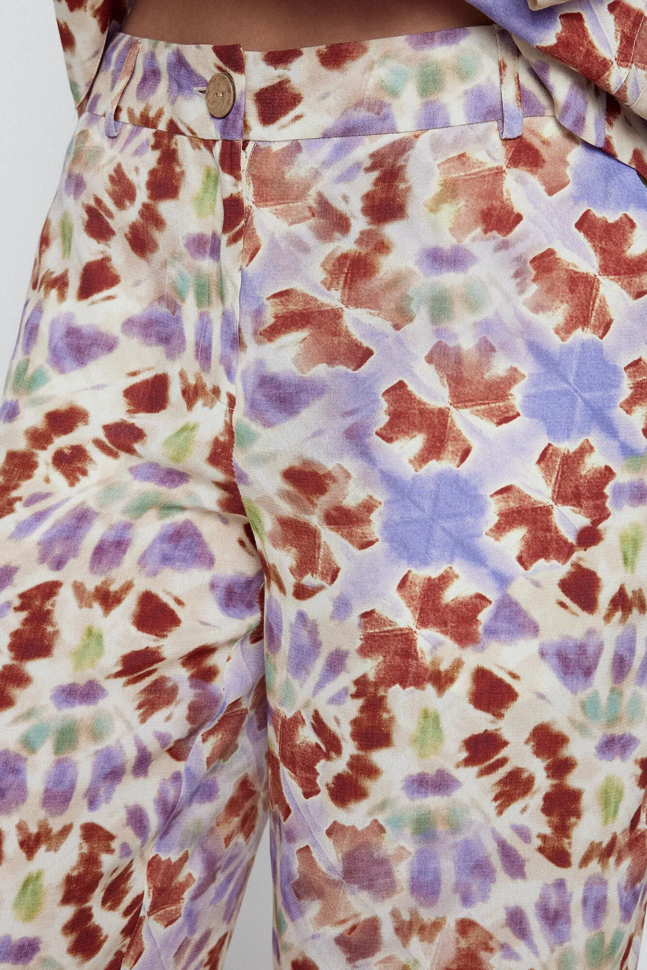Slowlove Pantalón ancho estampado