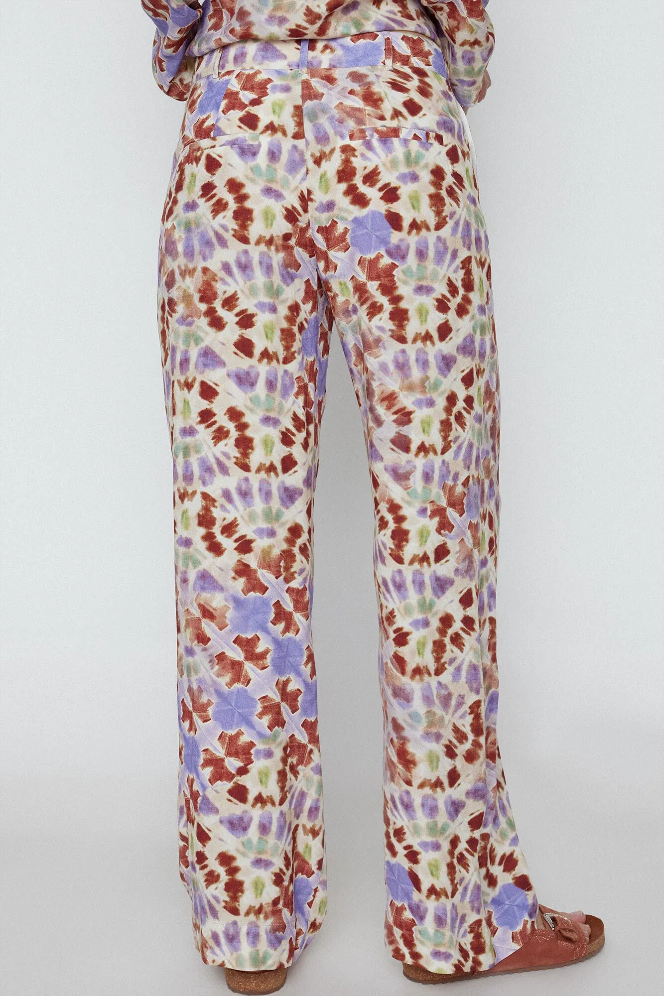 Slowlove Pantalón ancho estampado