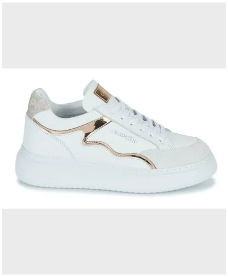 Sneakers Italianos CAFeNOIR Plataforma Blanco Mujer
