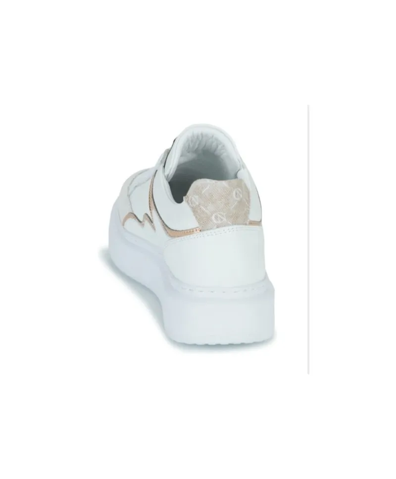 Sneakers Italianos CAFeNOIR Plataforma Blanco Mujer
