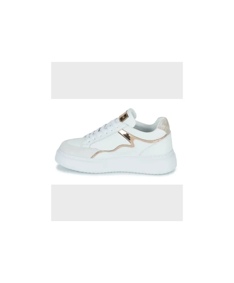 Sneakers Italianos CAFeNOIR Plataforma Blanco Mujer