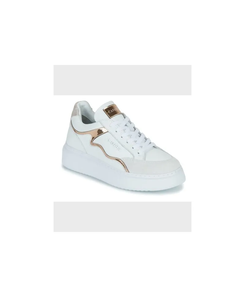 Sneakers Italianos CAFeNOIR Plataforma Blanco Mujer