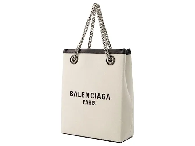 SOPORTE PARA TELéFONO DUTY FREE  BALENCIAGA  ALGODóN  BEIGE CASTAñO 