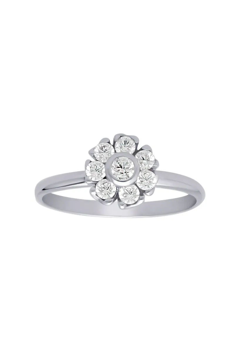 SORTIJA DE ORO BLANCO 18 KTES CON CIRCONITAS 243_34900339
