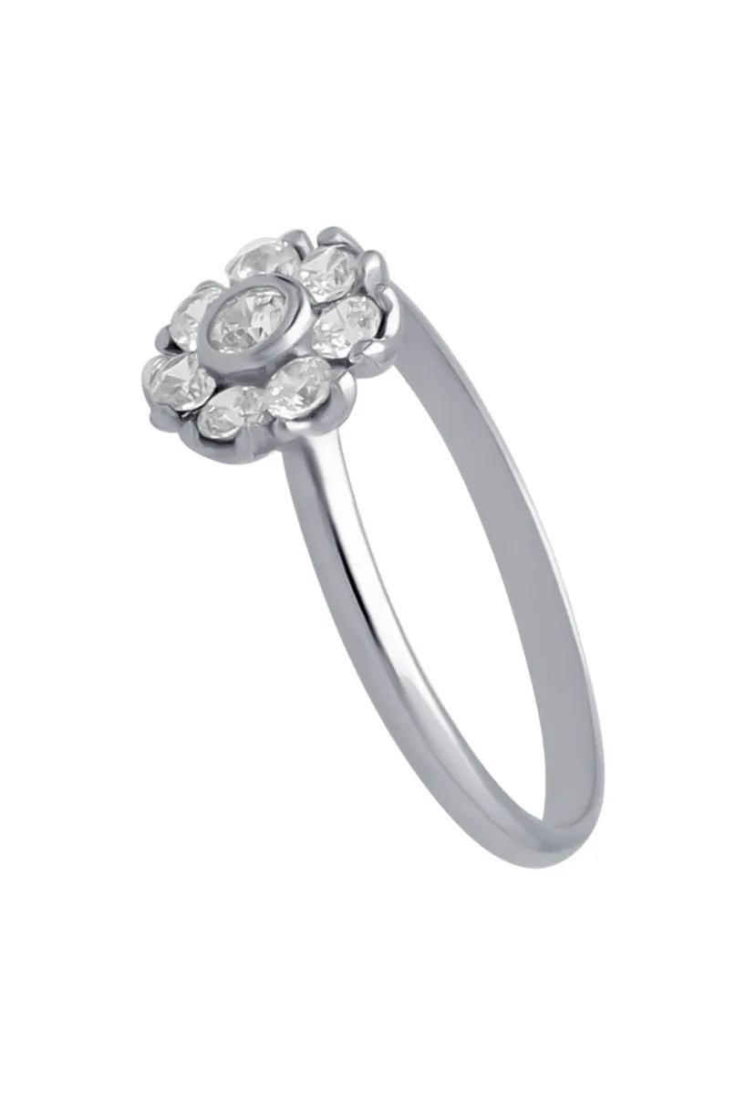 SORTIJA DE ORO BLANCO 18 KTES CON CIRCONITAS 243_34900339