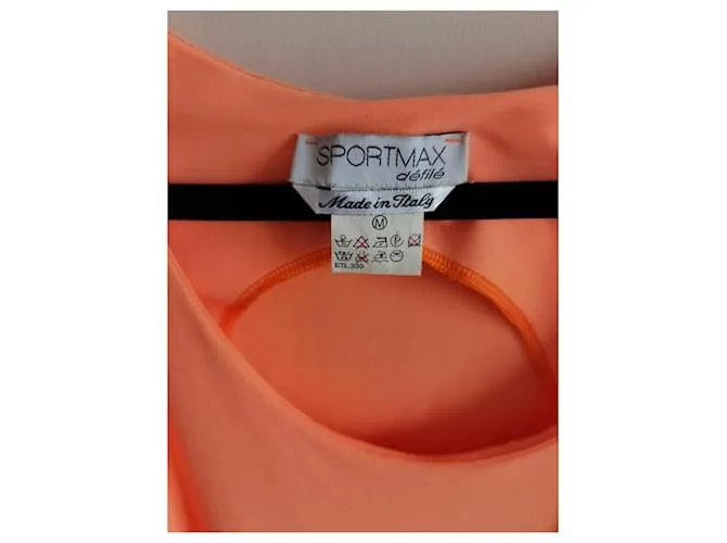 Sportmax Vestidos Naranja 
