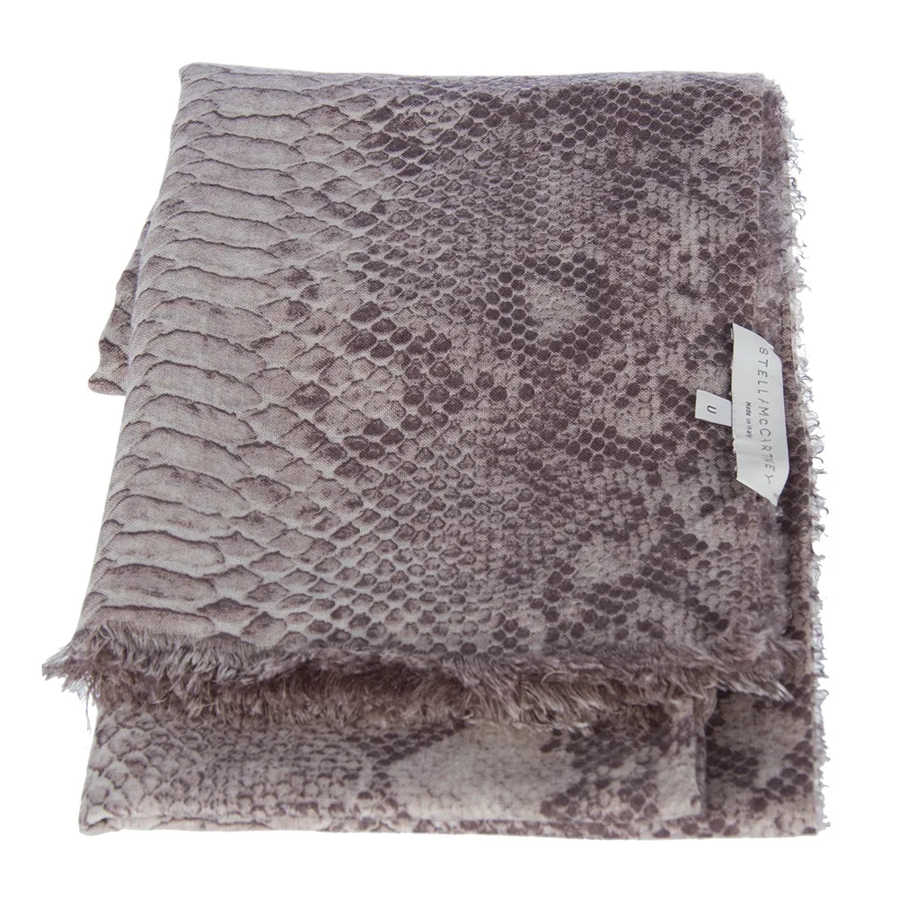 Stella McCartney Pañuelo Estampado Pitón
