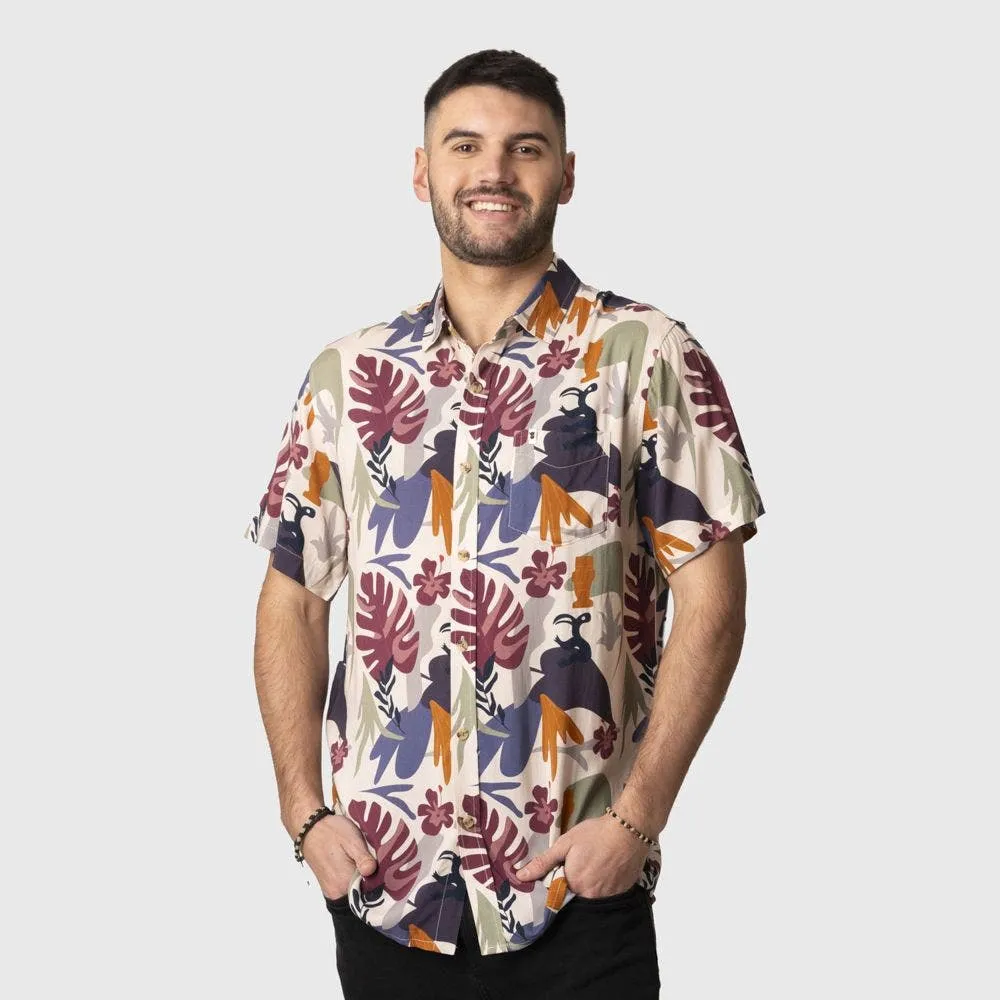 STOKED Camisa Stoked Hook Hombre Crema