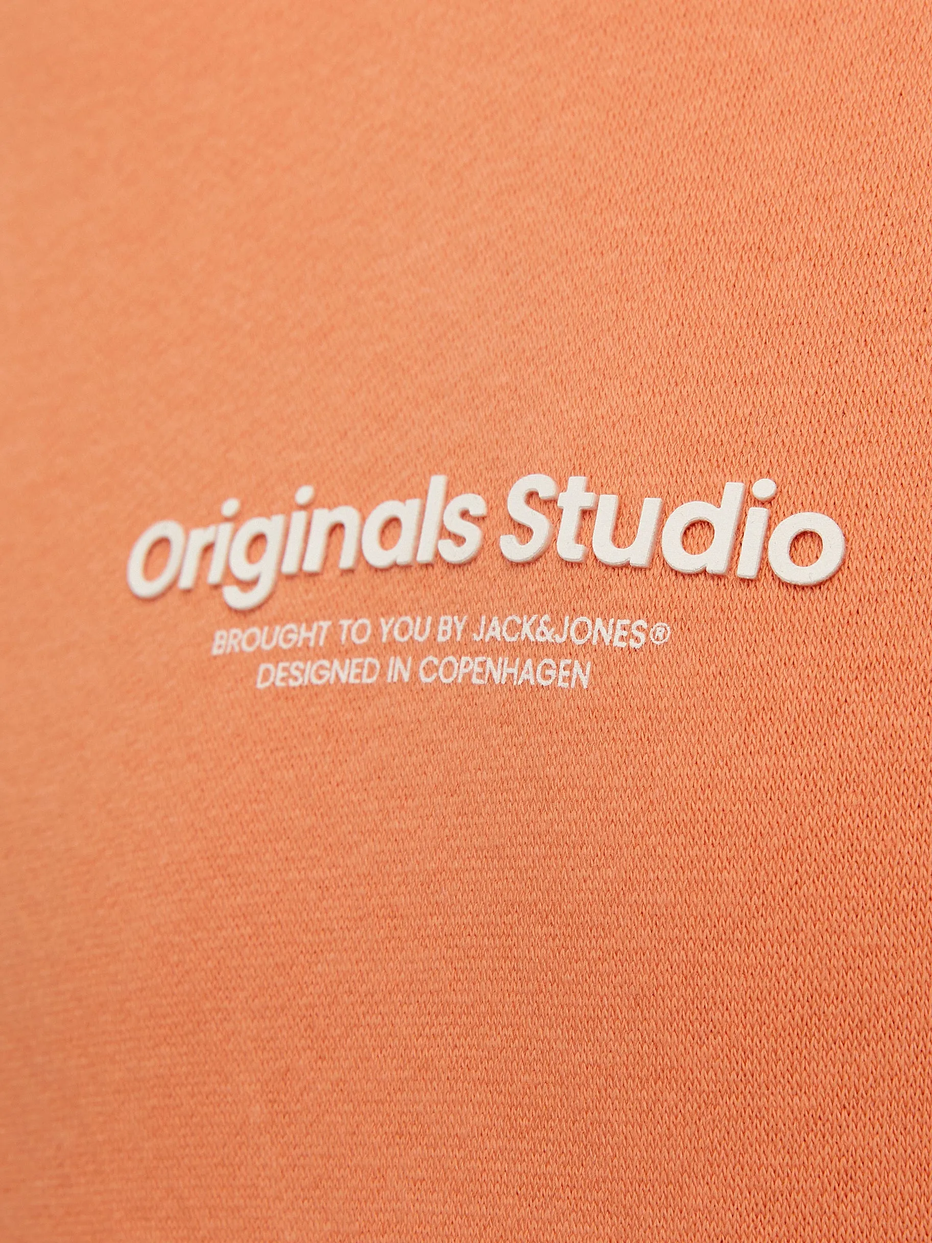 Sudadera con capucha Estampado Junior | Naranja intermedio | Jack & Jones®