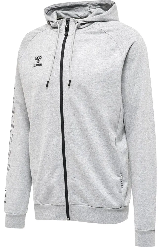 Sudadera con capucha Hummel hmlMOVE GRID COTTON ZIP HOODIE
