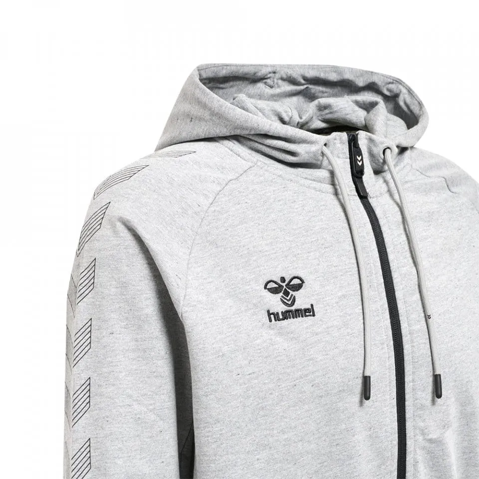 Sudadera con capucha Hummel hmlMOVE GRID COTTON ZIP HOODIE
