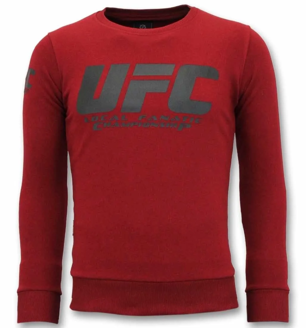SUDADERA DE HOMBRE  UFC CHAMPIONSHIP IMPRESIóN  BORDEAUX