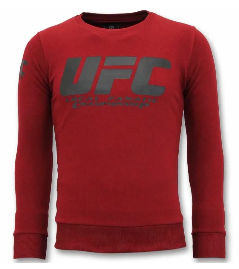 SUDADERA DE HOMBRE  UFC CHAMPIONSHIP IMPRESIóN  BORDEAUX