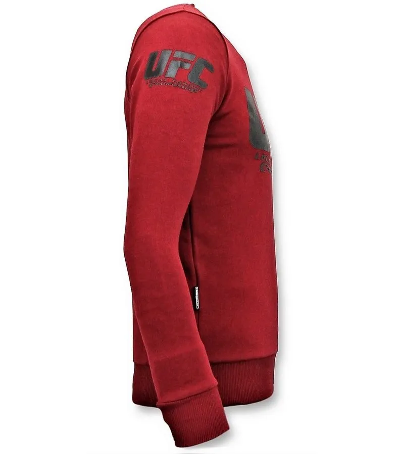 SUDADERA DE HOMBRE  UFC CHAMPIONSHIP IMPRESIóN  BORDEAUX