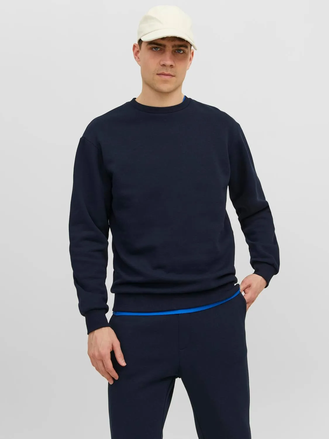 Sudadera Liso | Azul oscuro | Jack & Jones®