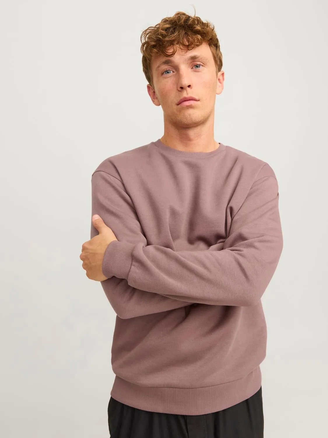 Sudadera Liso | Rosa intermedio | Jack & Jones®