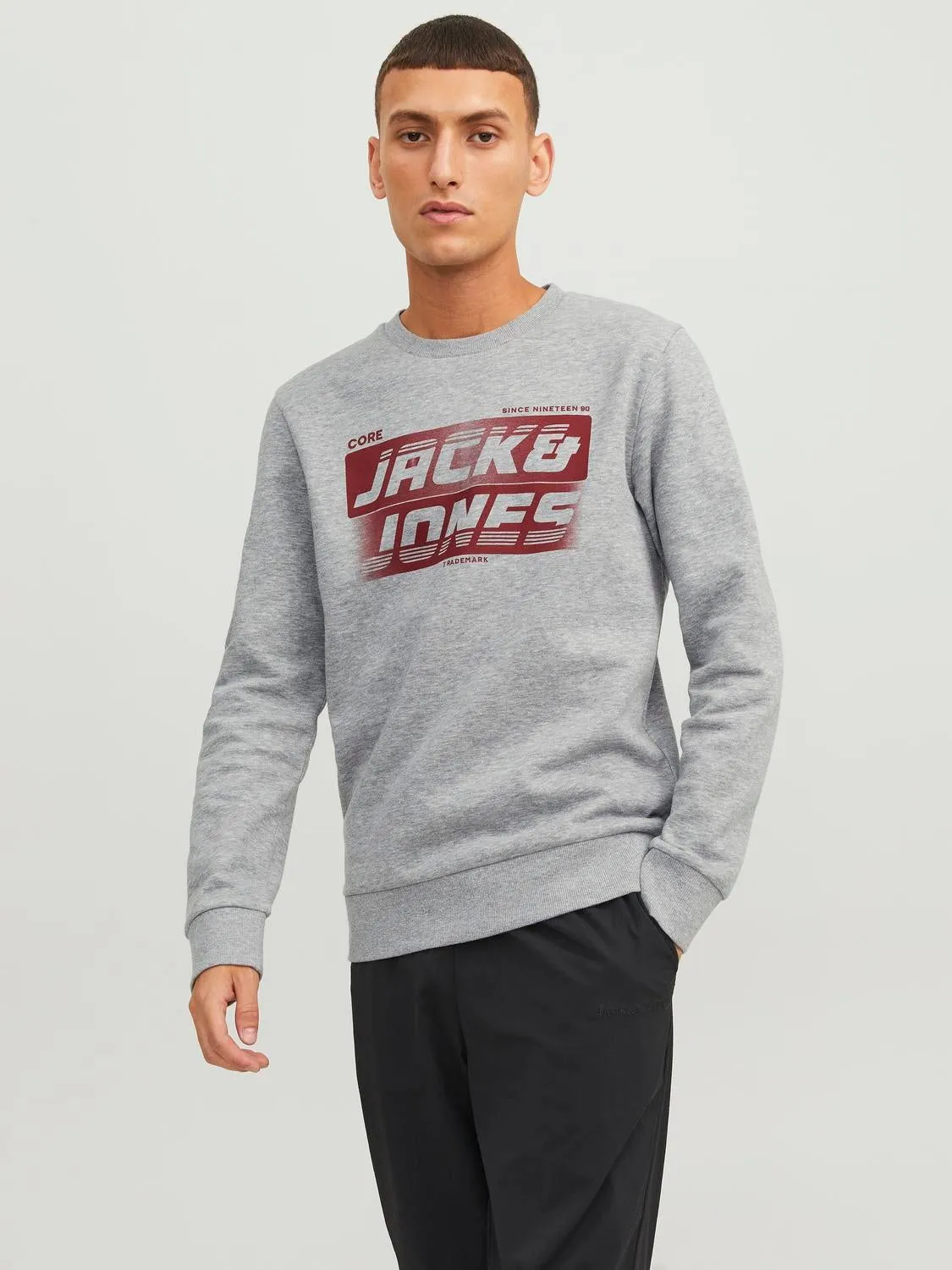 Sudadera Logotipo | Gris claro | Jack & Jones®