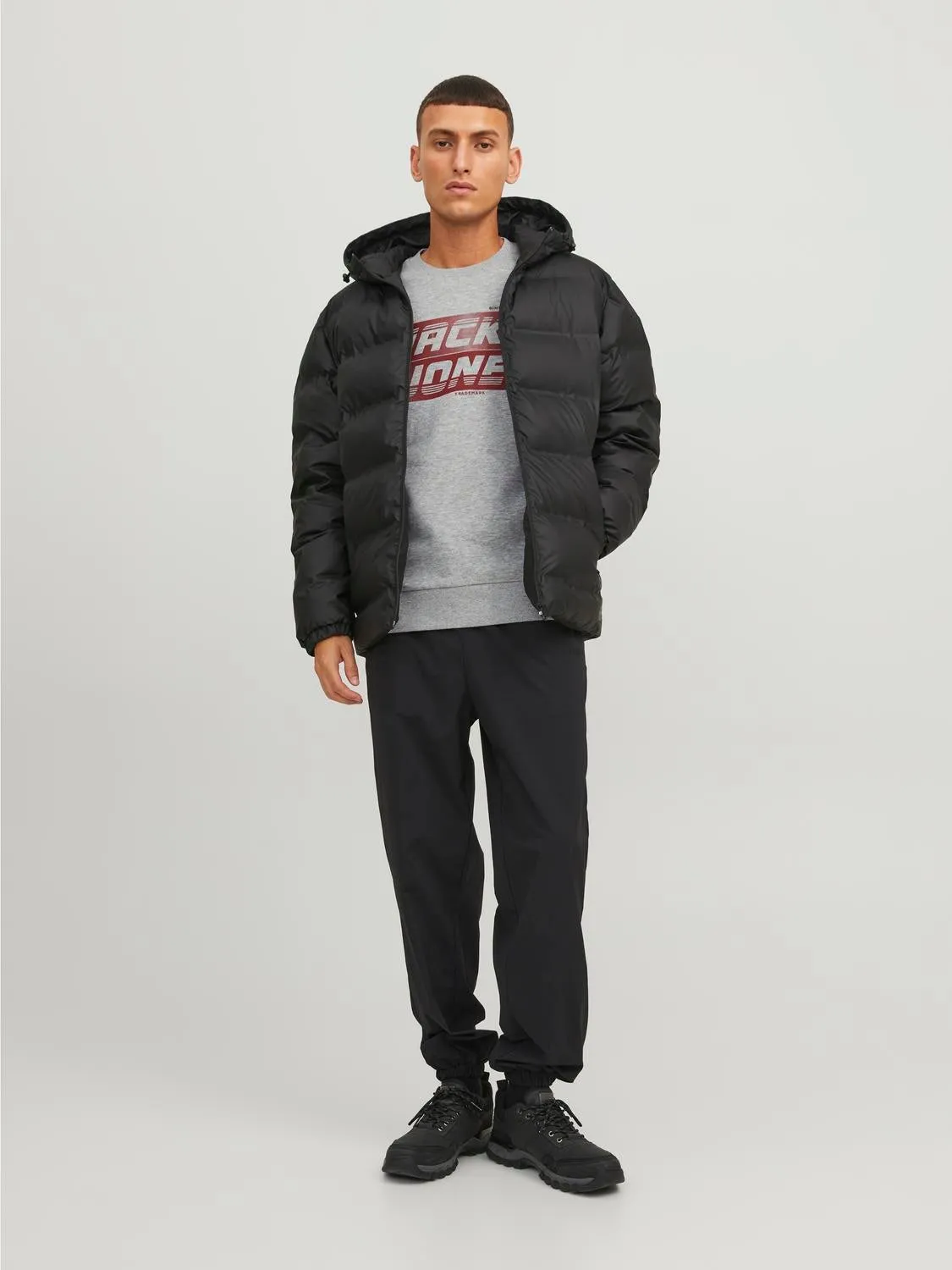 Sudadera Logotipo | Gris claro | Jack & Jones®