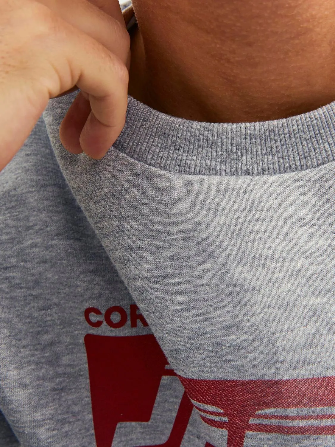 Sudadera Logotipo | Gris claro | Jack & Jones®