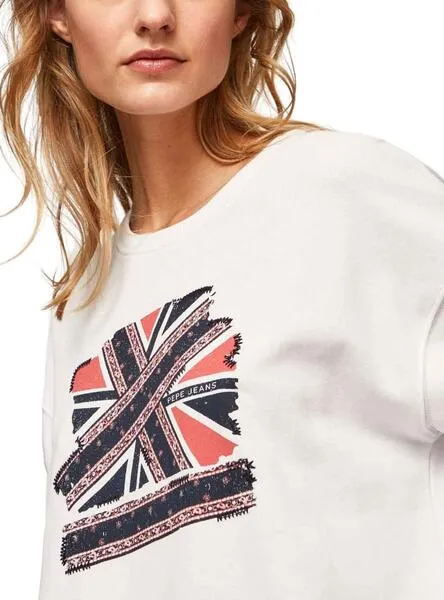 Sudadera Pepe Jeans Nora Blanco para Mujer